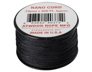 Padáková šnúra Nano Cord (300 ft) ARM® – Čierna (Farba: Čierna)