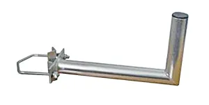 Anténní držák 35cm na stožár s vinklem, rozteč třmenu 100mm, trubka 42/2mm, výška 16cm žár