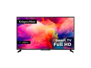 Televizor KRUGER & MATZ SMART TV 40` - rozbaleno - mírné oděrky na obrazovce, mírně odlepená folie