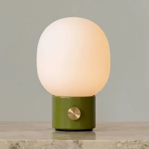 Nabíjateľná stolová lampa Audo JWDA, prašne zelená