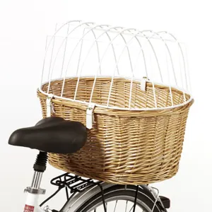 Košík na bicykel s ochrannou mriežkou - cca. D 53 x Š 35 x V 43 cm