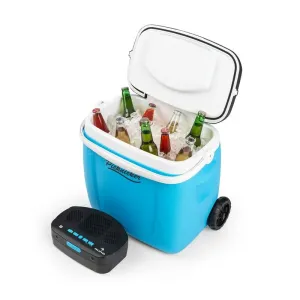 Auna Picknicker Trolley Music Cooler, autochladnička, chladiaci box, 36 l, kufríkový, Bluetooth reproduktor, modrý