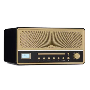 Auna Glastonbury, DAB CD-rádio, stereo reproduktory, BT, DAB/UWK, MP3, USB, Line-In #1427614