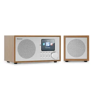 Auna Silver Star Mini Two, internetové DAB+/FM rádio, WiFi, BT, TWS reproduktor #1426140