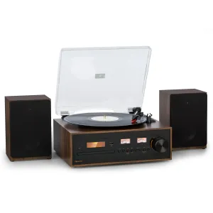 Auna Oxford SE, mini stereo systém, DAB+/FM, BT funkcia, vinyl, CD, AUX-In #1427279