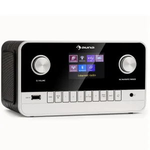Auna Connect 100 MKII, Internetové rádio, Media Player, Bluetooth, DAB/DAB+, ovládanie aplikáciou #5653694