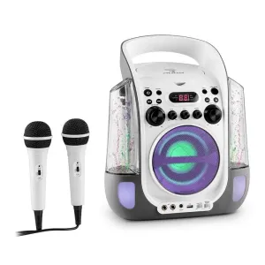 Auna Kara Liquida, karaoke systém, CD, USB , MP3, fontána, LED, 2 x mikrofón, prenosný #1422265
