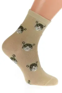 Béžové ponožky PET