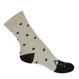 Bielo-čierne ponožky CAT