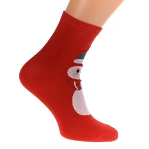 Červené ponožky VIANKY #1785622