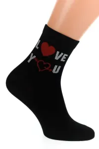 Čierne ponožky LOVE YOU