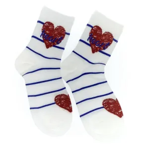 Dámske biele ponožky LOVS #1792589