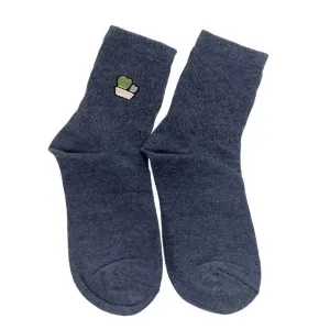 Dámske modré ponožky LORNA #1792692