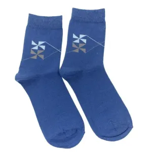 Dámske modré ponožky VISA
