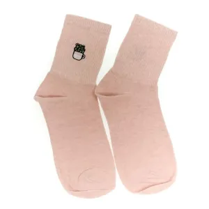 Dámske ružové ponožky LORNA