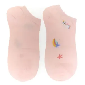 Dámske ružové ponožky UNICORN