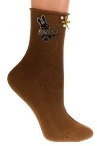 Hnedé ponožky DINA