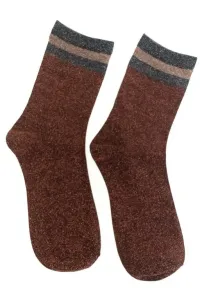 Hnedé ponožky TINA