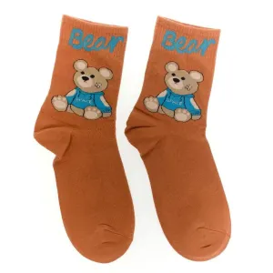 Oranžové ponožky BEAR #1785321