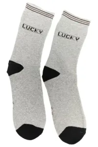 Sivé ponožky LUCKY