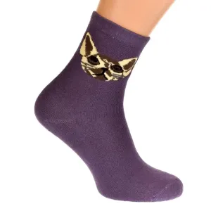 Termo fialové ponožky LOUISE