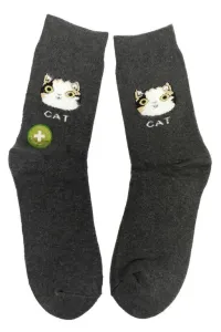 Tmavosivé ponožky BAMBOO CAT