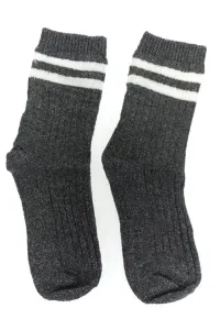 Tmavosivé ponožky KIZES