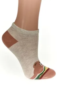 Detské svetlo-hnedé ponožky MORRI
