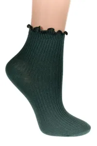 Detské tmavo-zelené ponožky TARIA #1793691