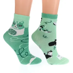Zelené ponožky DUO