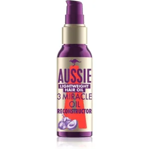 Aussie 3 Miracle Oil Reconstructor olejová starostlivosť pre poškodené vlasy 100 ml