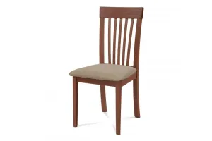 AUTRONIC BC-3950 TR3 jedálenská stolička, čerešňa/látka béžová