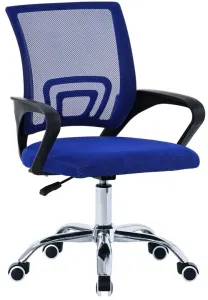 AUTRONIC kancelárska stolička KA-L103 BLUE modrá