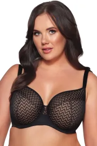 Polovystužená podprsenka Ava Lingerie 2102 Čierna 70D