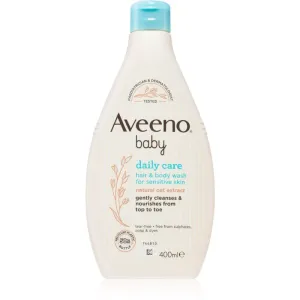 Aveeno Baby Hair&Body Wash detský šampón na vlasy a telo 400 ml
