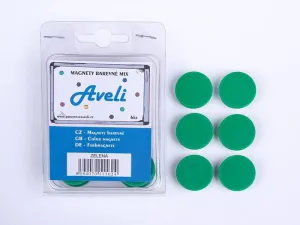Set magnetov AVELI, zelená farba