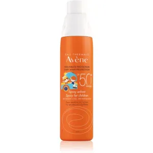 Avene Sun Kids Spray SPF50+ 200 ml opaľovací prípravok na telo pre deti na veľmi suchú pleť; na citlivú a podráždenú pleť