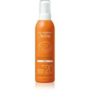 Avene Sun Spray SPF20 200 ml opaľovací prípravok na telo unisex na dehydratovanu pleť; na citlivú a podráždenú pleť