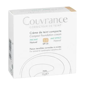 Avéne Matujúci krémový make-up Couvrance SPF 30 (Compact Foundation Cream Mat Effect) 10 g 2.0 Natural