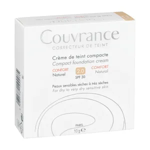 Avéne Krémový mejkap Couvrance SPF 30 (Compact Foundation Cream) 10 g 2.0 Natural