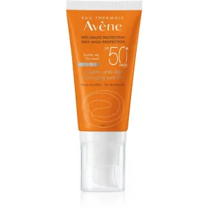 Avene Sun Anti-Aging Suncare SPF50+ 50 ml opaľovací prípravok na tvár pre ženy spevnenie a lifting pleti; na citlivú a podráždenú pleť