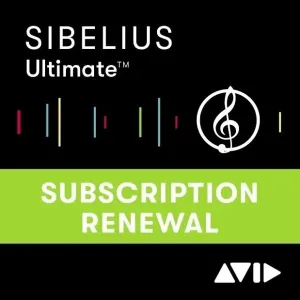 AVID Sibelius Ultimate 3Y Updates+Support (Renewal) (Digitálny produkt)