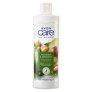 Avon Šampón a kondicionér 2 v 1 Nourish & Smooth (2 in 1 Shampoo & Conditioner) 700 ml