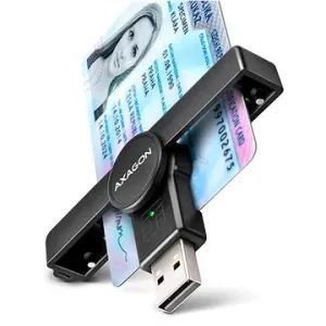 AXAGON CRE-SMPA Smart card/ID card PocketReader, USB-A