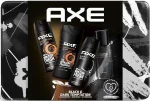 Axe Black & Dark Temptation darčeková sada (na telo a tvár) pre mužov