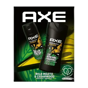 Axe Wild Green Mojito & Cedarwood darčeková sada (na telo a tvár) pre mužov