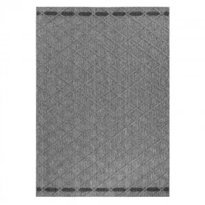 Kusový koberec Patara 4953 Grey – na von aj na doma Rozmery kobercov: 140x200