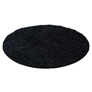 Kusový koberec Dream Shaggy 4000 Antrazit kruh Rozmery koberca: 80x80 kruh