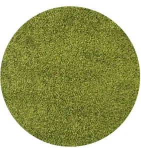 Ayyildiz koberce Kusový koberec Life Shaggy 1500 green kruh - 160x160 (priemer) kruh cm