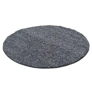 Ayyildiz koberce Kusový koberec Life Shaggy 1500 grey kruh - 120x120 (priemer) kruh cm